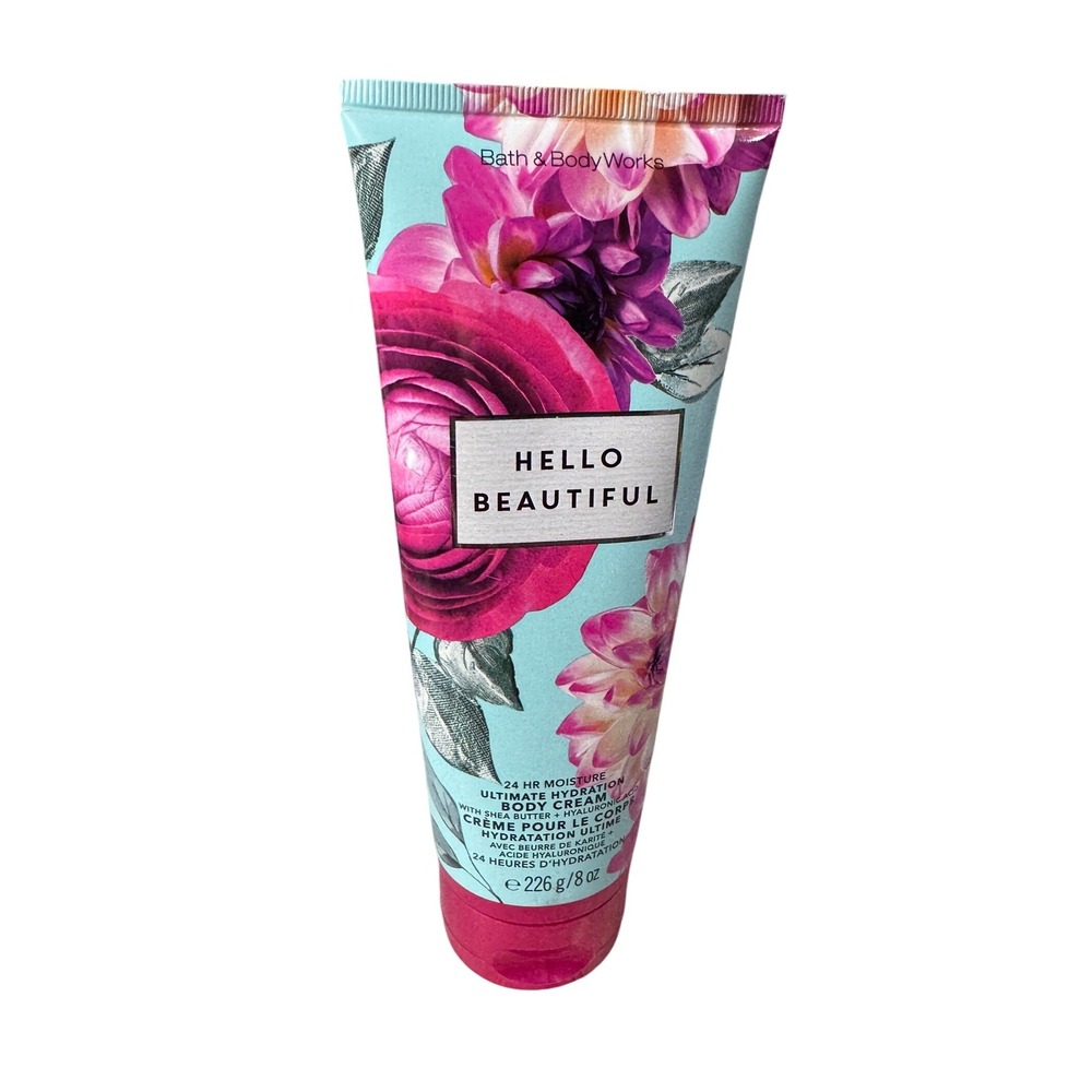 Bath & Body Works Hello Beautiful Ultimate Hydration Body Cream 8oz Floral Scent